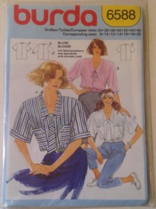 Snitmnster Burda 80er skjorte