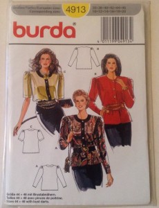 Snitmnster Burda 80er skjorte