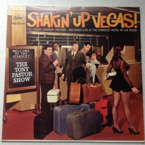 LP Shakin' up Vegas SUPER retro cover