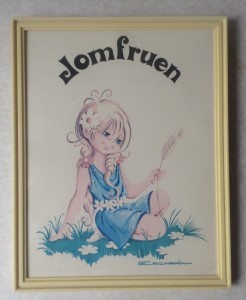 Hororoskob billede i retroramme Jomfruen