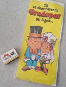 Retro Gratulationskort ubrugt