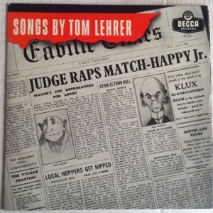 LP Songs by Tom Lehrer