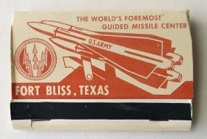 Matchbook Fort Bliss Texas U.S.