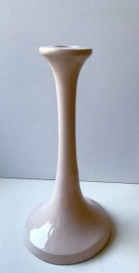 Metal lysestage lys rosa