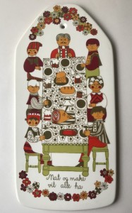 Figgjo Flint Pyntebrdt Turi design Folklore