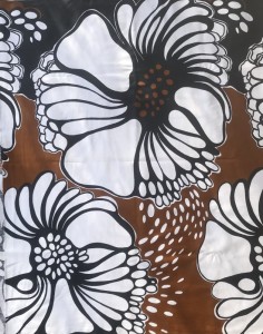 Finsk stof fra Tampella Valmue design Marjatta Metsovaara