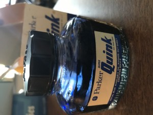 Parker Quink blk i ske