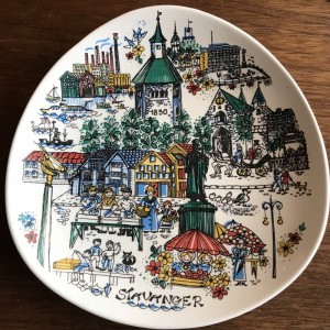 Stavangerflint platte om Stavanger