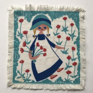 Jangaard Mellemlgs serviet Blomsterpige