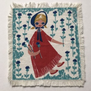 Jangaard Mellemlgs serviet Blomsterpige