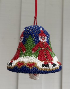 Perleklokke m. Julem�nd 2