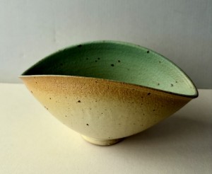 Keramik sk�l oval sign. MM